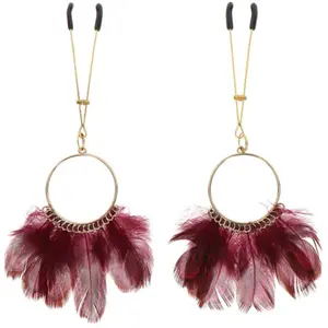 Taboom Pinces à Tétons Tweezers with Feathers Nipple PlayVendu parespaceplaisir