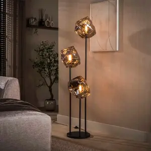 Onooro Lagos Lampadaire à 3 sources lumineuses, E27, BO683-7226/39C ,