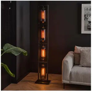 Ecolumeo Luzern Lampadaire E27 à 4 sources lumineuses, BE614-7838/77, pas cher