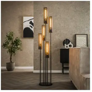 Ecolumeo Budapest 5L Lampadaire E27, BE614-7383/77,