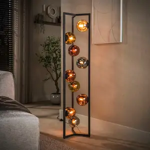 Onooro Bologna Lampadaire à 5 sources lumineuses, E27, BO683-7447/77,