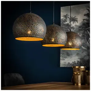 Ecolumeo Dubai Globe Suspension E27 à 3 sources lumineuses, BE614-8098... pas cher