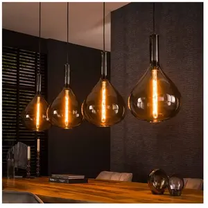 Ecolumeo Iraklion Suspension E27 à 4 sources lumineuses, BE614-8386/77,Vendu parreuter