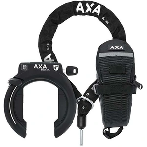 Comparateur de prix : Antivol vélo fer à cheval AXA Block XXL + chaîne à5,5x1,00m + saco