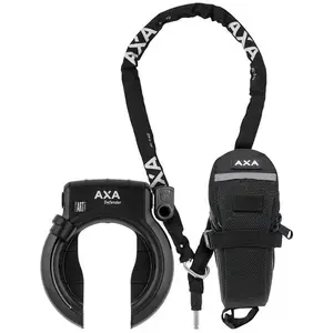 Comparateur de prix : Antivol cadre avec chaîne Axa Defender Rl140 Noir 140 cm / 5,5 mm 725404