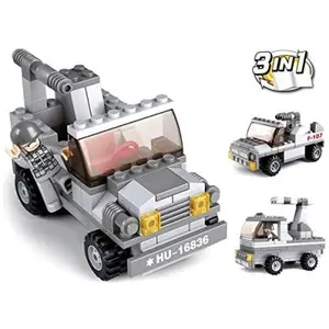Jeu de construction Sluban Elements Aircraft Carrier Series Rocket Launcher 3-In-1 pas cher