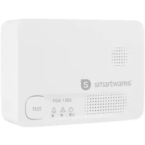 Comparateur de prix : Détecteur de gaz - SMARTWARES - FGA-13051 - Autonomie 5 ans - Monoxyde de carbone