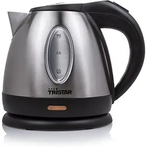 Comparateur de prix : Tristar - WK-1323 Bouilloire acier inoxydable, noir Contenance: 1.2 l