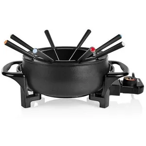 Comparateur de prix : Tristar - appareil à fondue 1000w 8 fourchettes noir  fo-1107 - fo-1107