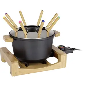 Comparateur de prix : Princess Princess 173025 Pure - Fondue - 1.5 litres - 1.2 kWatt - noir