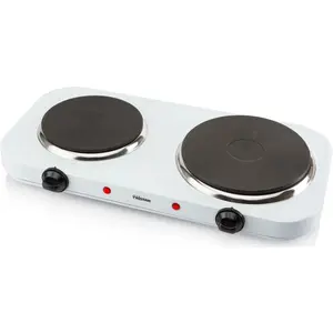 Comparateur de prix : Tristar Plaque chauffante double Acier inoxydable KP-6245   2 500 W   Blanc