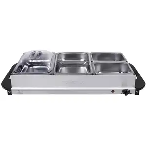Comparateur de prix : Tristar Chauffe-plat pour buffet 300 W 6,8 L Acier inoxydable Argenté