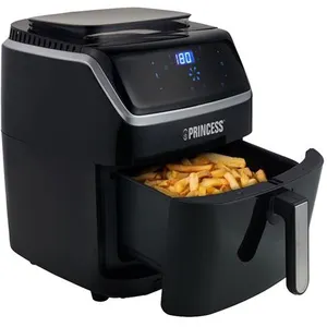 Comparateur de prix : Princess 01.182080.01.001 Friteuse 1700 W avec écran, revêtement anti-adhésif, fonction minuteur noir