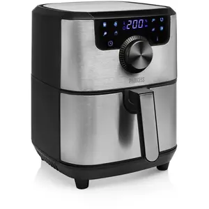 Comparateur de prix : Princess - 182033 Friteuse à air chaud 4.5 l 1 500 w argent (mat), noir