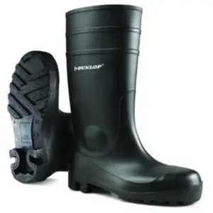 Bottes en caoutchouc de sécurité S5 Dunlop Protomastor noires pointure 37 pas cher