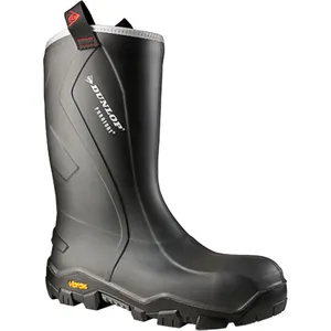 Bottes de sécurité S5 SRC CI HRO CR Purofort + Reliance Dunlop anthracites 48 
