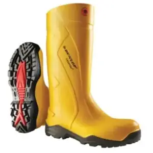 Dunlop Botte De Sécurité Dunlop Purofort+,S5 , Taille 46, Jaune pas cher