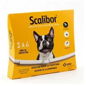 Comparateur de prix : MSD Santé Animale Scalibor collier antiparasitaire pour chiens