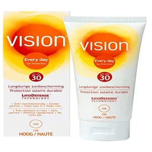 Vision Every Day Sun Protection SPF 30 - Protection solaire longue durée - Protection solaire très résistante à l'eau - Indice de protection 30-100 ml pas cher