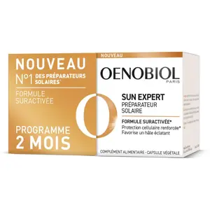 Comparateur de prix : OENOBIOL - SUN EXPERT Duo Préparateur Solaire Vitamines 1 pieces unisex