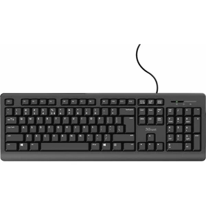 Trust TK-150 clavier Bureau USB QWERTZ Allemand Noir - Neuf pas cher
