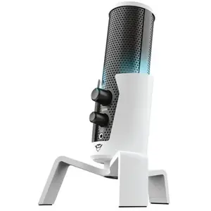 Comparateur de prix : Trust Micro de streaming USB 4-en-1 GXT 258W Fyru pour PS5 Blanc et noir