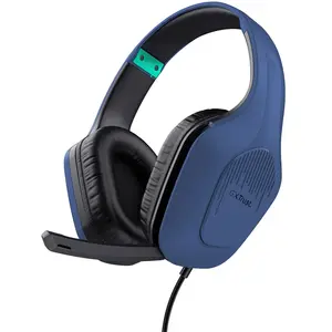 Comparateur de prix : Trust GXT 415B Zirox Casque Avec fil Arceau Jouer Bleu