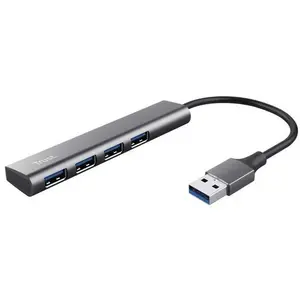 Comparateur de prix : Trust Halyx USB 3.2 Gen 1 (3.1 Gen 1) Type-A 5 Mbit/s Noir, Gris