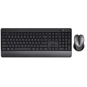 Comparateur de prix : Ensemble clavier et souris sans fil Trust Trezo Confort écoresponsable Noir