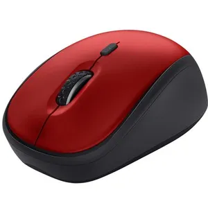 Comparateur de prix : Souris Trust Sans Fil 1600 DPI Silencieuse Recyclée Droite Rouge