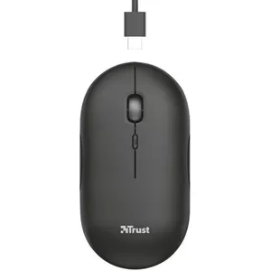 Comparateur de prix : Trust PUCK Souris Bluetooth, radio optique noir 4 Boutons 1600 dpi