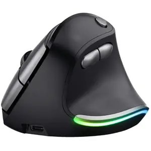 Ratón Ergonómico Inalámbrico Trust Bayo Eco/ Batería recargable/ Hasta 2400 DPI pas cher