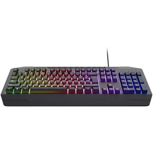 Trust GXT 836 EVOCX clavier Jouer USB Français Noir