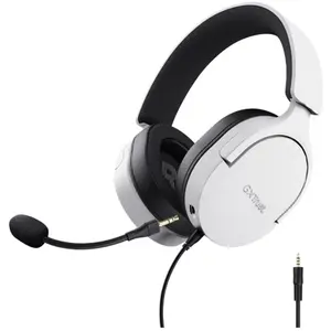 Comparateur de prix : Trust GXT 489W FAYZO Casque Avec fil Arceau Jouer Noir, Blanc
