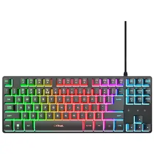 Clavier Trust GXT 833 Thado avec éclairage TKL, noir pas cher