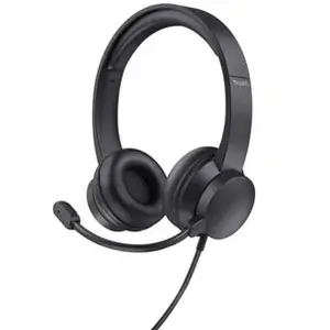 Comparateur de prix : Trust Ayda Casque Avec fil Arceau Appels/Musique Noir