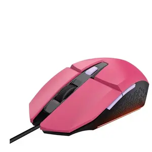 Comparateur de prix : Trust GXT 109 Felox Souris de jeu lumineuse USB 6400 DPI Rose
