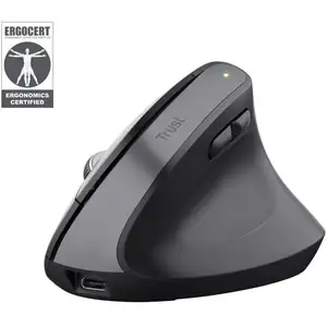 Comparateur de prix : Souris ergonomique sans fil multi-appareils Trust Bayo+ Bluetooth Noir
