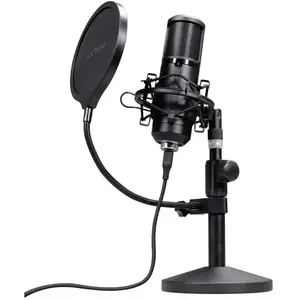 Comparateur de prix : Trust Trust GXT 269 Emita II Noir Microphone de studio