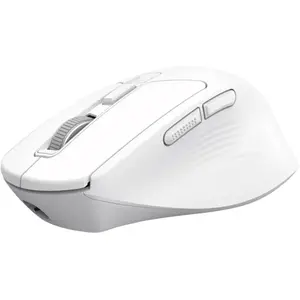 Trust Niven, pour droitiers, sans fil RF + Bluetooth, 3200 DPI, blanc