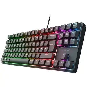 Clavier de jeu mécanique compact TKL Trust GXT 864 Cada