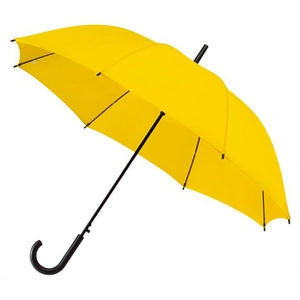 Falconetti - Parapluie long à ouverture automatique jaune T.U pas cher
