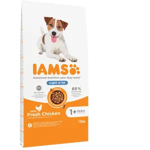 Comparateur de prix : 12kg IAMS Advanced Nutrition Weight Control poulet - Croquettes pour chien