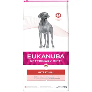 Comparateur de prix : 12kg Adult Intestinal Eukanuba Veterinary Diet - Croquettes pour chien