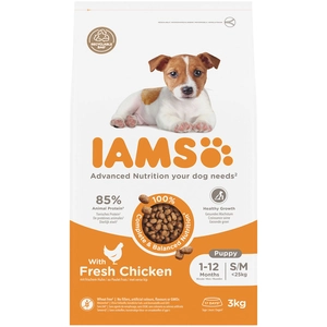 lAMS IAMS Advanced Nutrition Puppy Small & Medium poulet pour chiot - 3 kg pas cher