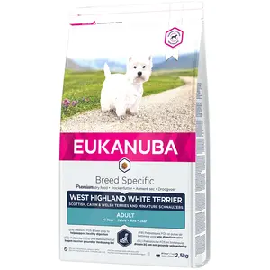 Comparateur de prix : Eukanuba Chien Nourriture sèche West Highland Terrier Poulet 2,5kg