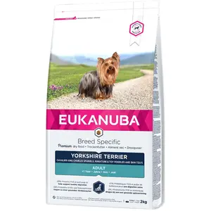 Comparateur de prix : Eukanuba Adult Breed Specific Yorkshire Terrier pour chien - 2 kg