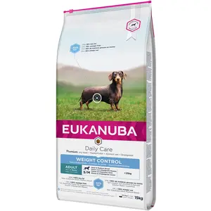 Croquettes eukanuba chien adulte weight control medium sac 15 kg pas cher