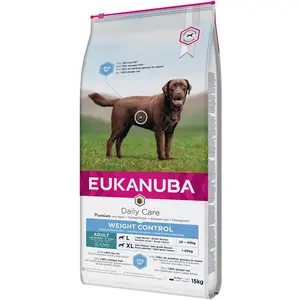 Comparateur de prix : 15kg Eukanuba Daily Care Weight Control Large Adult - Croquettes pour chien