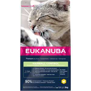 Comparateur de prix : Eukanuba Nourriture Pour Chats Avec Contrôle Des Boules De Poils 2 Kg